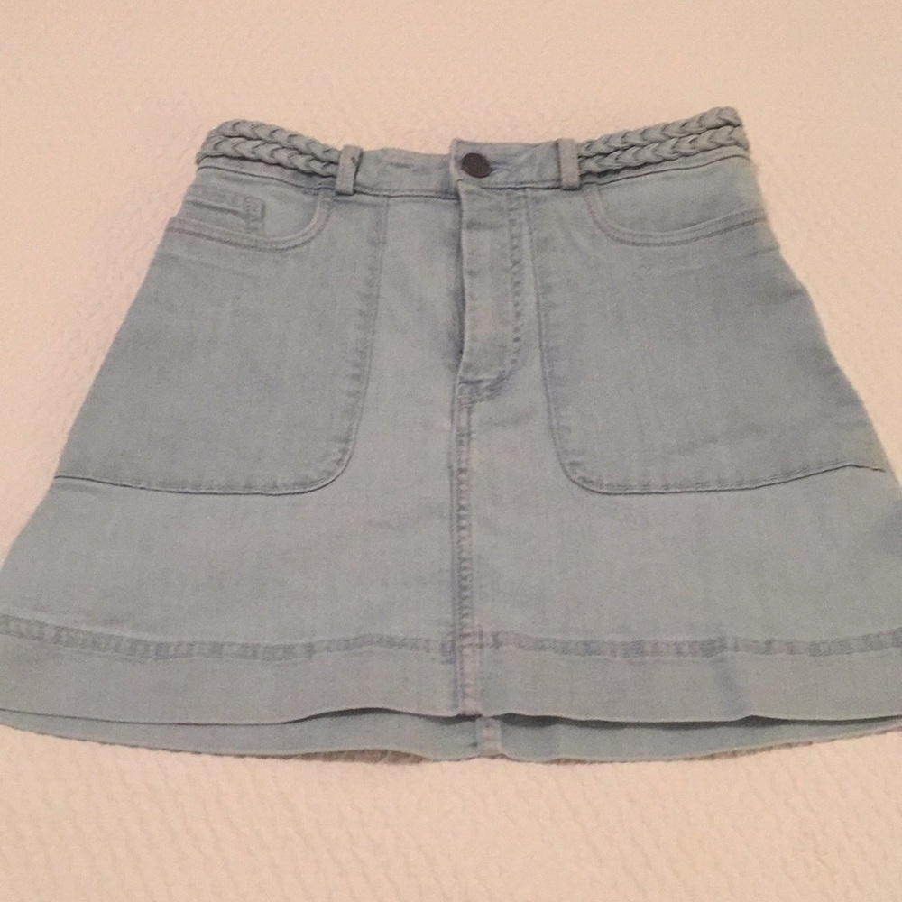 Alice & Olivia Denim Skirt